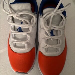 Nike Kids Sneakers in White and Orange